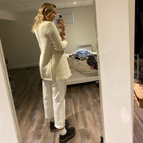 Zara white/creamy coat - Picture 2 of 4